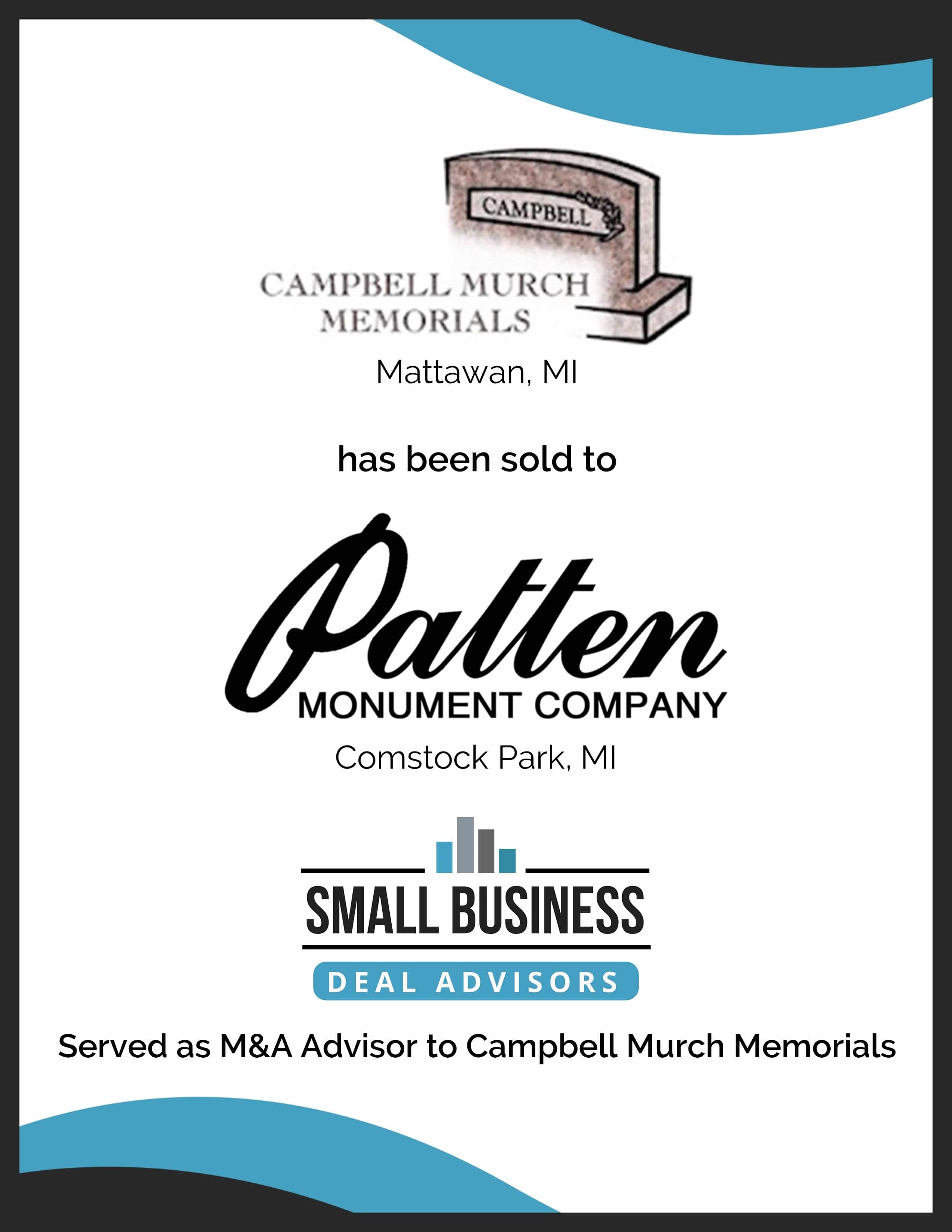 Campbell Murch Memorials Acquired by Patten Monument
