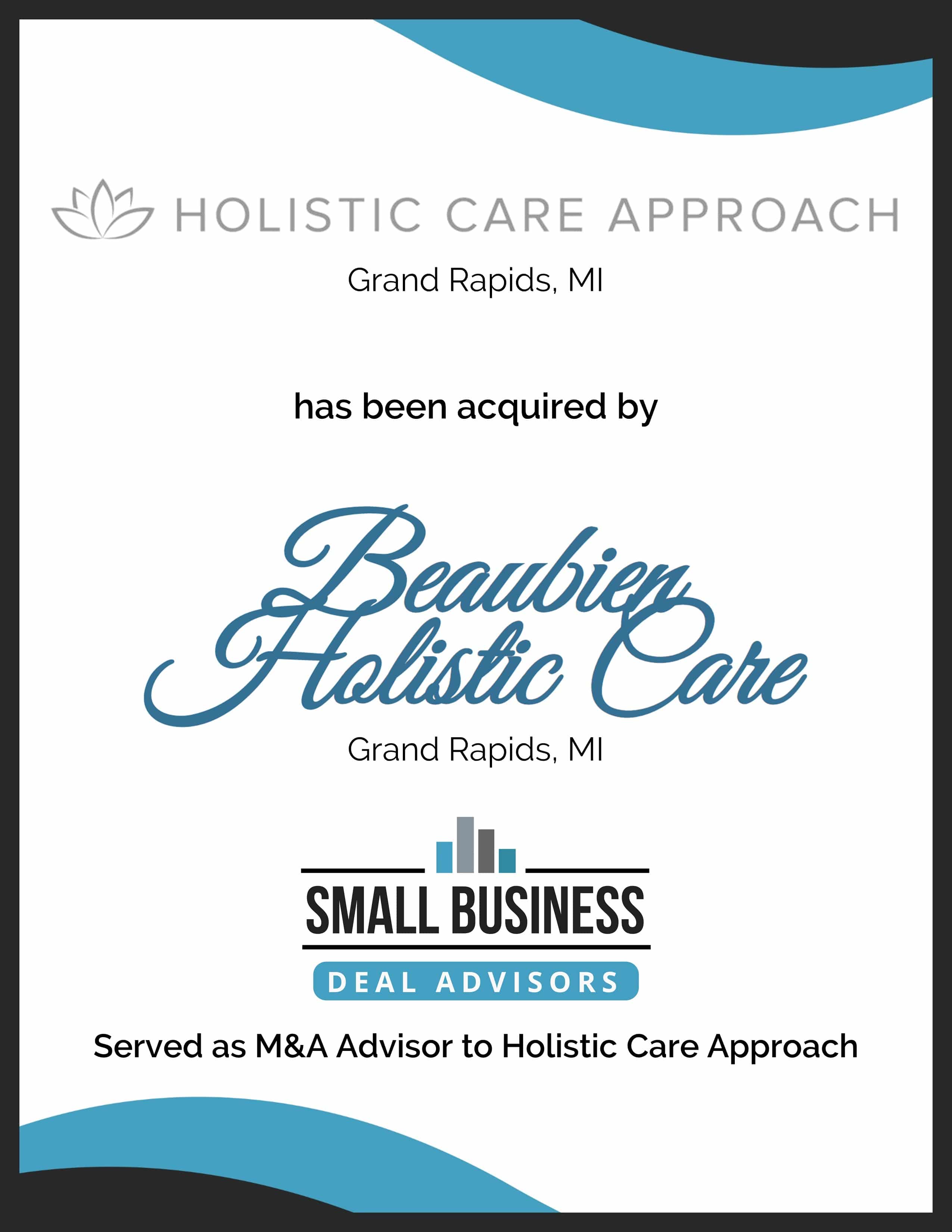 Holistic Care Approach has been acquired by Beaubien Holistic Care