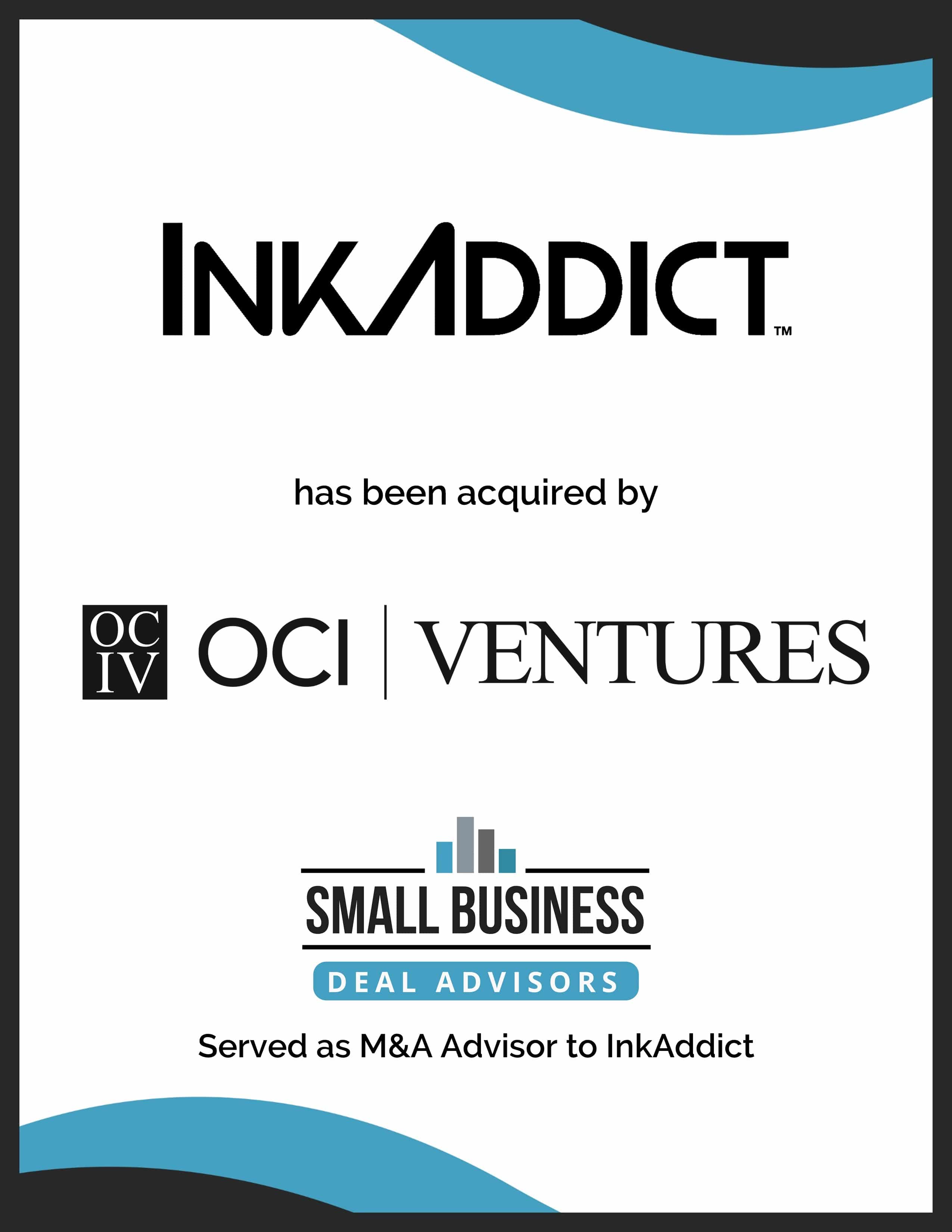 InkAddict Acquired by OCI Ventures