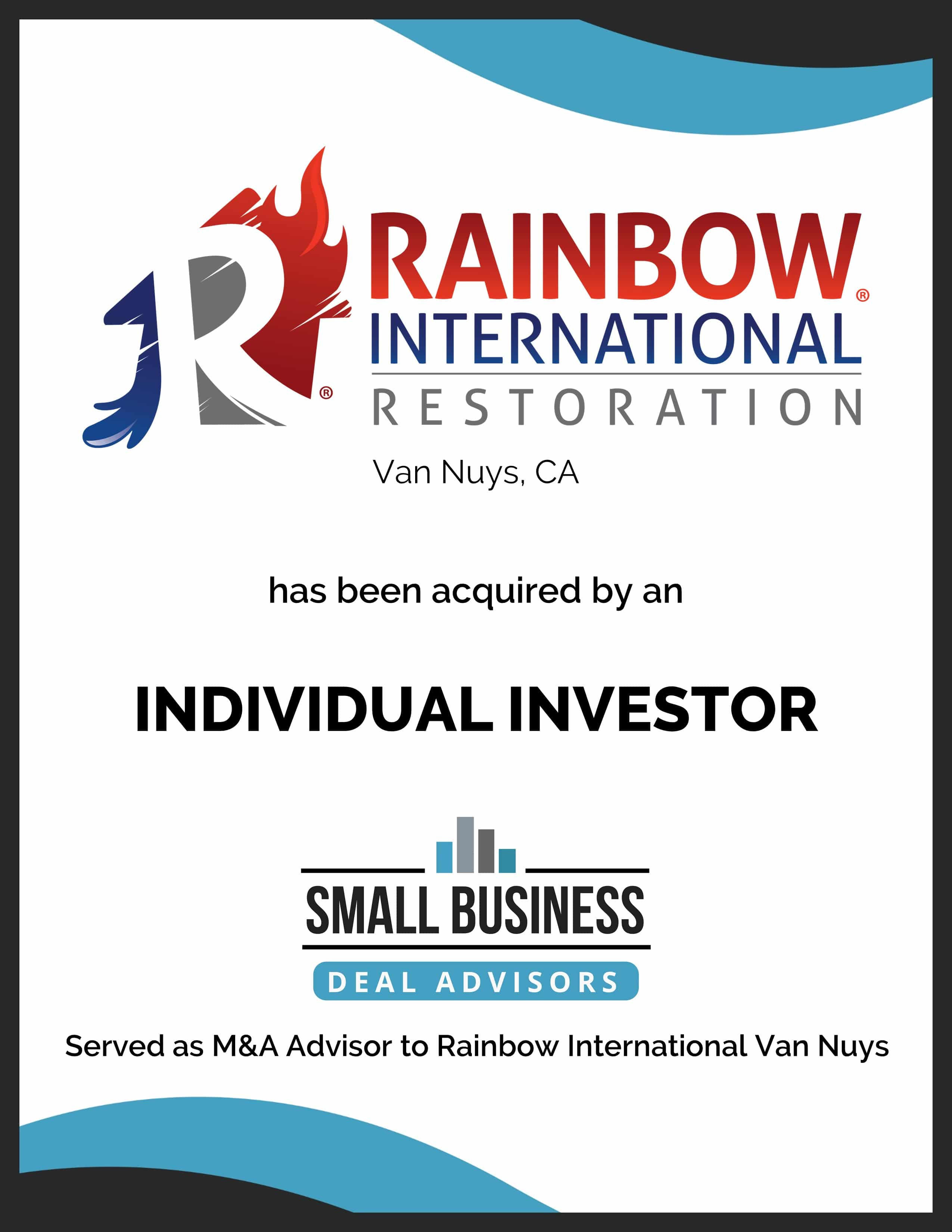 Rainbow International of Van Nuys Sold to Individual Investor